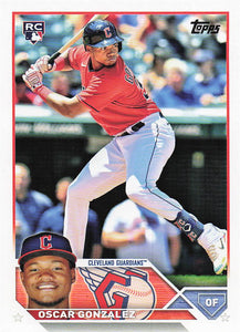 2023 Topps Baseball Oscar Gonzalez #119 RC