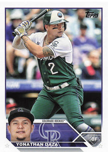 2023 Topps Baseball Yonathan Daza #122