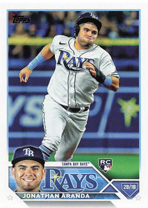 2023 Topps Baseball Jonathan Aranda #154 RC