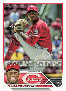 2023 Topps Baseball Hunter Greene #155