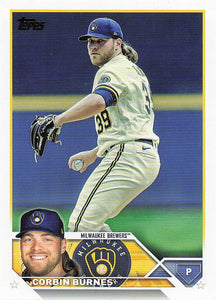 2023 Topps Baseball Corbin Burnes #225