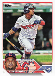 2023 Topps Baseball José Ramírez #256
