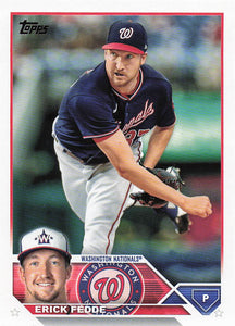 2023 Topps Baseball Erick Fedde #258