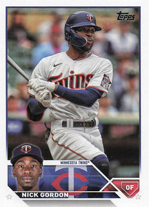 2023 Topps Baseball Nick Gordon #357