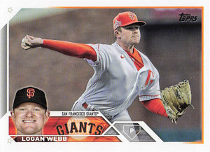 2023 Topps Baseball Logan Webb #368
