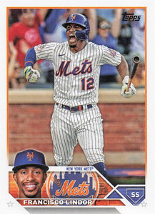2023 Topps Baseball Francisco Lindor #450