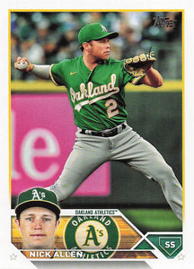 2023 Topps Baseball Nick Allen #521