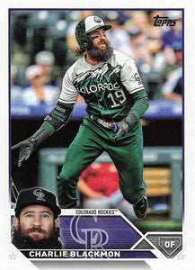 2023 Topps Baseball Charlie Blackmon #523