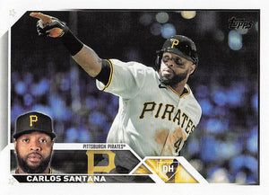2023 Topps Baseball Carlos Santana #572