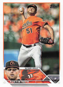 2023 Topps Baseball Austin Voth #647