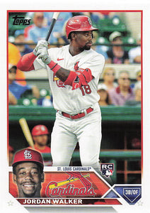 2023 Topps Baseball Jordan Walker #344 RC