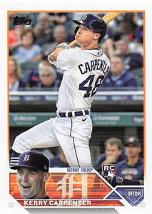 2023 Topps Baseball Kerry Carpenter #394 RC