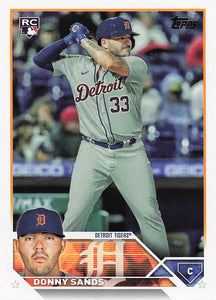 2023 Topps Baseball Conny Sands #416 RC