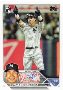 2023 Topps Baseball Oswaldo Cabrera #487 RC