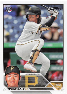 2023 Topps Baseball Ji Hwan Bae #491 RC