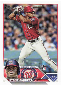2023 Topps Baseball Stone Garrett #498 RC