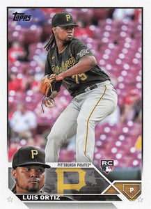 2023 Topps Baseball Luis Ortiz #582 RC