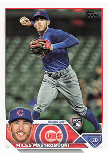 2023 Topps Baseball Miles Mastrobuoni #592 RC