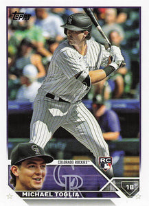 2023 Topps Baseball Michael Toglia #616 RC