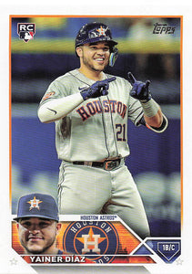 2023 Topps Baseball Yainer Diaz #635 RC