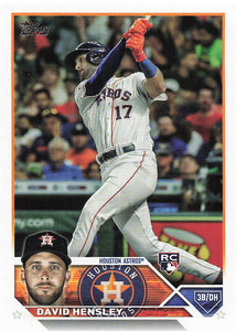 2023 Topps Baseball David Hensley #649 RC