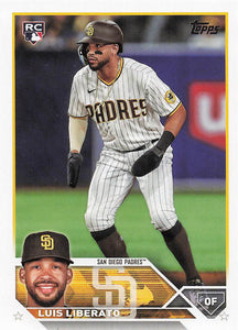 2023 Topps Baseball Luis Liberato #659 RC