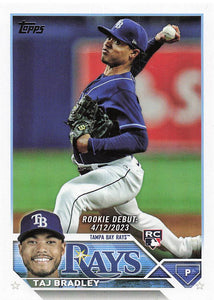 2023 Topps Update Series Baseball Taj Bradley #US3 RC