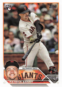 2023 Topps Update Series Baseball Patrick Bailey #US8 RC