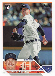 2023 Topps Update Series Baseball Garrett Hill #US29 RC
