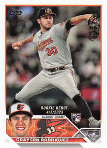 2023 Topps Update Series Baseball Grayson Rodriguez #US35 RC