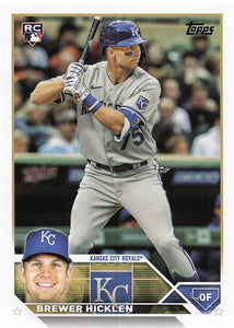 2023 Topps Update Series Baseball Brewer Hicklen #US37 RC
