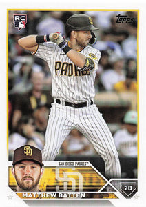 2023 Topps Update Series Baseball Matthew Batten #US38 RC
