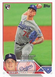2023 Topps Update Series Baseball Bobby Miller #US40 RC