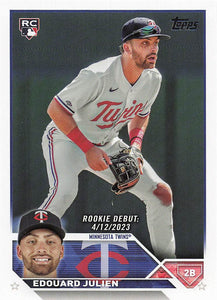 2023 Topps Update Series Baseball Edouard Julien #US46 RC