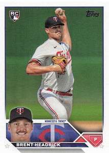2023 Topps Update Series Baseball Brent Headrick #US54 RC
