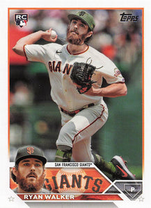 2023 Topps Update Series Baseball Ryan Walker #US58 RC