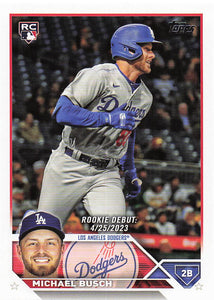 2023 Topps Update Series Baseball Michael Busch #US66 RC