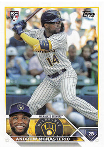 2023 Topps Update Series Baseball Andruw Monasterio #US74 RC
