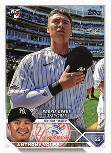 2023 Topps Update Series Baseball Anthony Volpe #US77 RC