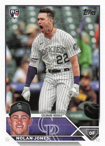 2023 Topps Update Series Baseball Nolan Jones #US85 RC