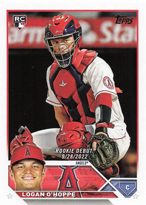 2023 Topps Update Series Baseball Logan O'Hoppe #US93 RC