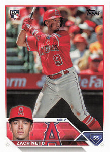 2023 Topps Update Series Baseball Zach Neto #US98 RC