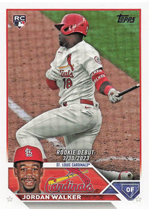 2023 Topps Update Series Baseball Jordan Walker #US122 RC