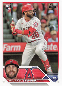 2023 Topps Update Series Baseball Michael Stefanic #US124 RC