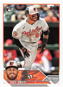2023 Topps Update Series Baseball Joey Ortiz #US126 RC