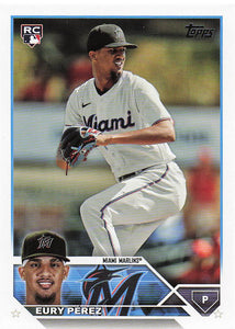 2023 Topps Update Series Baseball Eury Perez #US139 RC