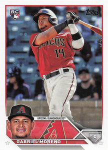 2023 Topps Update Series Baseball Gabriel Moreno #US161 RC