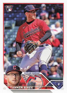 2023 Topps Update Series Baseball Tanner Bibee #US168 RC