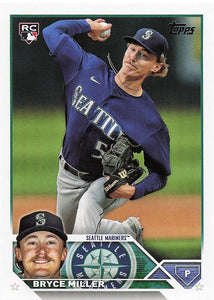 2023 Topps Update Series Baseball Bryce Miller #US178 RC
