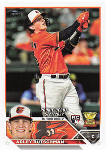 2023 Topps Update Series Baseball Adley Rutschman #US180 RC